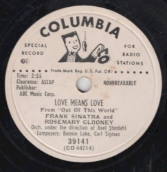 Love Means Love / Cherry Pies Ought to Be You