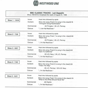 BBC Classic Tracks 98‐36