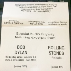 Special Audio Buyway (Featuring Excerpts From Bob Dylan and Rolling Stones)