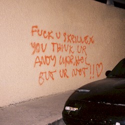 FUCK U SKRILLEX YOU THINK UR ANDY WARHOL BUT UR NOT!! <3