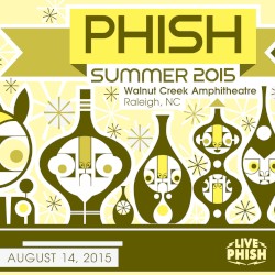 2015-08-14: Walnut Creek Amphitheatre, Raleigh, NC, USA
