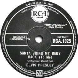 Santa Bring My Baby Back (To Me) / Santa Claus Is Back in Town