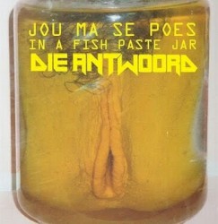 Jou Ma Se Poes In 'n Fishpaste Jar