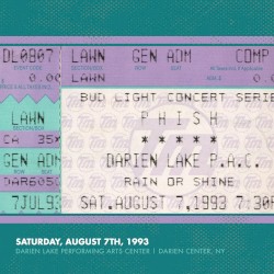1993-08-07: Darien Lake Performing Arts Center, Darien Center, NY, USA